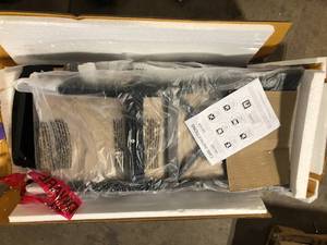HOMESTYLES Black Dining Chairs (Set of 2) Customer Returns See Pictures