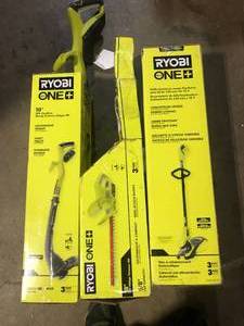 Lot of Assorted Lawn Care Items Various Models and Conditions    Customer Returns See Pictures