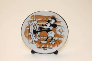 lot 33 image: Steamboat Willie Commemorative Dish and Stand