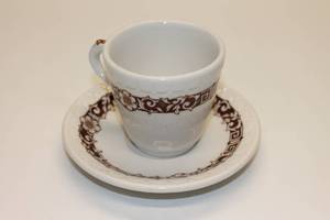 lot 106 image: Syracuse Econo Rim Tea Cup and Saucer