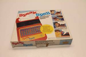 lot 118 image: Texas Instruments Speak and Spell Talking Learning Aid