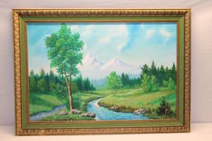 lot 154 image: Oil Painting on Canvas by L. Duerr