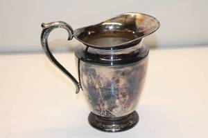 lot 163 image: Silver-plate Pitcher