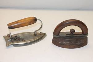 lot 178 image: Set of 2 Antique Irons
