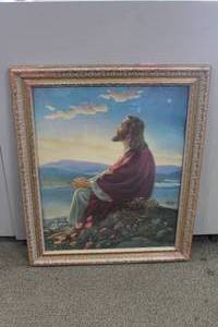 lot 146 image: Pastoral Jesus Print