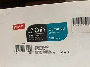 Coin Envelopes