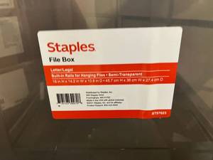 Plastic File Boxes