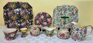 lot 35 image: Royal Winton Grimwades Assorted Patterns Collection - Includes Florence,  Cranstone, Nantwich, Julia, Summertime, Queen Anne and   Old Cottage Chintz