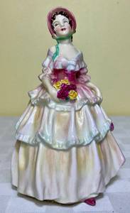 lot 44 image: Early Royal Doulton  Irene Porcelain Figurine from 1940s