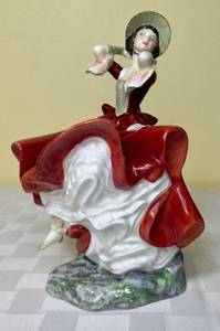 lot 47 image: Royal Doulton Cheryl HN 3253 artist DH Porcelain Figurine