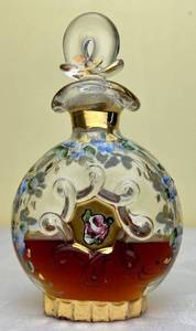lot 201 image: Vintage Heisey Crystal #1540 Lariat Cologne