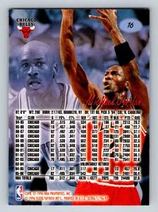 lot 12C image: Michael Jordan 1996-97 Fleer Ultra #16 Basketball Card
