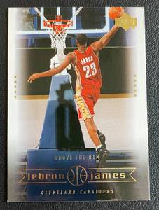 lot 5A image: LeBron James RC 2003 Upper Deck Above the Rim #22 Rookie Basketball Card