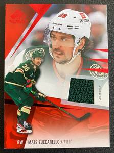 lot 44A image: Mats Zuccarello Relic 2023-24 SP Games Used #68 Minnesota Wild Hockey Card