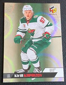 lot 46A image: Kirill Kaprizov RC 2020-21 Upper Deck Extended Series HoloGrFx #HG-1 Rookie Minnesota Wild Hockey Card