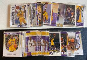 lot 55A image: Kobe Bryant 30 Basketball Card Lot