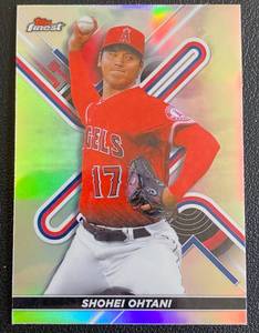 lot 59A image: Shoehei Ohtani Refractor 2022Topps Finest #28 Baseball Card