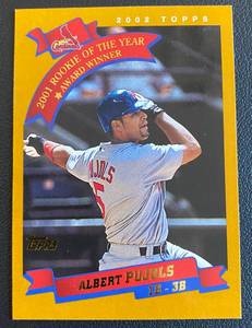 lot 93A image: Albert Pujols 2nd Year 2002 Topps #719 Baseball Card