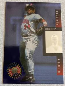 lot 17B image: Kirby Puckett1994 Upper Deck Next Generation Holo Insert #14 Minnesota Twins Baseball Card