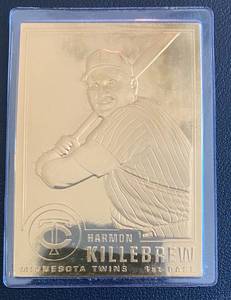 lot 20B image: Harmon Killebrew Gold 1996 CMG Worldwide #24 Minnesota Twins Baseball Card