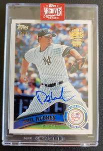 lot 7E image: Phil Hughes Auto22 2023 Topps Archives Signature Series Certified Autograph, numbered 1622, On Card Auto #475 Baseball Card