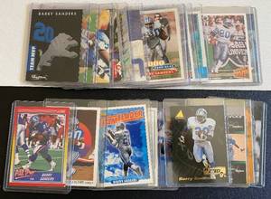 lot 11E image: Barry Sanders 21 Football Card Lot
