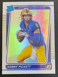 lot 20F image: Kenny Pickett RC 2022 Chronicles Donruss Optic Draft Picks Rated Rookie #7 Football Card
