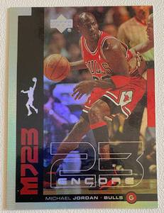 lot 22F image: Michael Jordan 1999 Upper Deck Encore #M19 Basketball Card