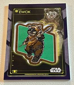 lot 6G image: 0510 Ewok Patch Star Wars Holocron Series #P-CCE Card