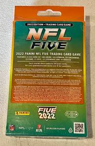 lot 100B image: 2022 NFL Five Trading Card Game Hanger Box