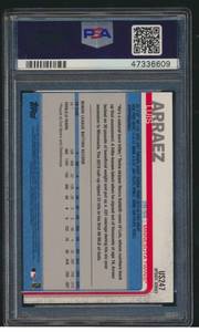 lot 14 image: Luis Arraez RC PSA 9 Mint 2019 Topps Update #US247 Rookie Minnesota Twins Baseball Card