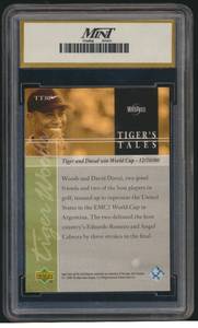 lot 44B image: Tiger Woods MINT Graded 10 Gem Mint 2001 Upper Deck Gold #TT-13 Rookie Tigers Tales Golf Card