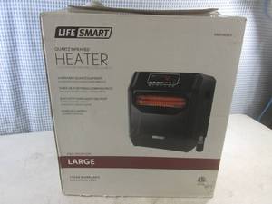 lot 16 image: (EW6) Life Smart Quartz Infrared Heater with Remote Room Size Large - Open Box