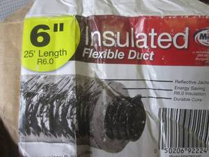 lot 40 image: (F-2) Master Flow 6 x 25 Ft Insulated Flexible Duct