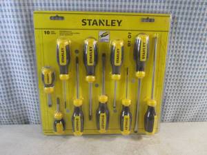 lot 128 image: (H-2) Stanley 10pc Screwdriver Set