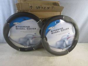 lot 146 image: (EW6) 2 Custom Accessories Steering Wheel Covers - New