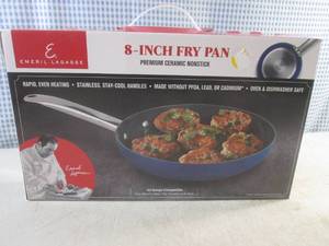 lot 149 image: (EW5) Emeril Lagasse Ceramic Non-Stick 8-Inch Fry Pan