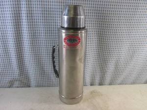 lot 154 image: (EC1) Large Uno-Vac Stainless Steel Thermos 16 Tall