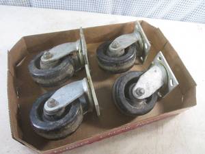 lot 175 image: (BSB) 4 Colson Heavy Duty Swivel 5 Wheel Casters