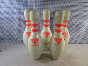 lot 179 image: (A-3) 5 Bowling Pins ...