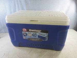 lot 180 image: (A-3T) Igloo Contour 52 Quart Cooler