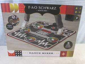 lot 246 image: (D-3) FAO Schwarz Dance Mixer Rhythm Step Playmat