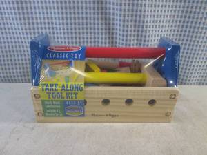 lot 270 image: (BS) Melissa & Doug Classic Toy Take-Along Tool Kit