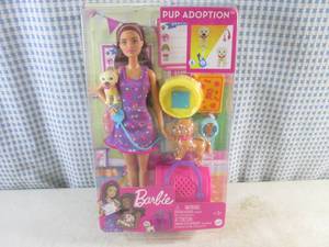 lot 280 image: (CSB) Barbie Doll with Accessories - Pup Adoption