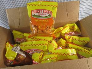 lot 300 image: (EC2) Case 12 Bags Bar-B-Que Fried Pork Skins Past Date