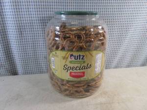 lot 309 image: (C-1) Large Container of Sourdough Original Pretzels 52oz (3 lb 4 oz) Best by May 2024