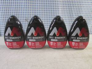 lot 316 image: (B-2) 4 Mio Energy Black Cherry Liquid Water EnhanserBest by March 2024