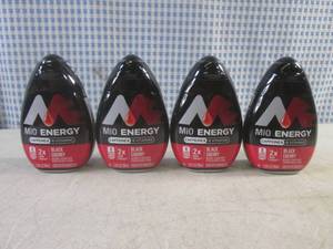 lot 317 image: (B-2) 4 Mio Energy Black Cherry Liquid Water EnhanserBest by March 2024