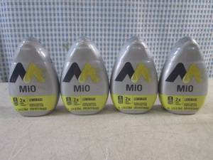 lot 318 image: (B-2) 4 Mio Lemonade Liquid Water EnhanserBest by March 2024