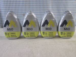 lot 319 image: (B-2) 4 Mio Lemonade Liquid Water EnhanserBest by March 2024